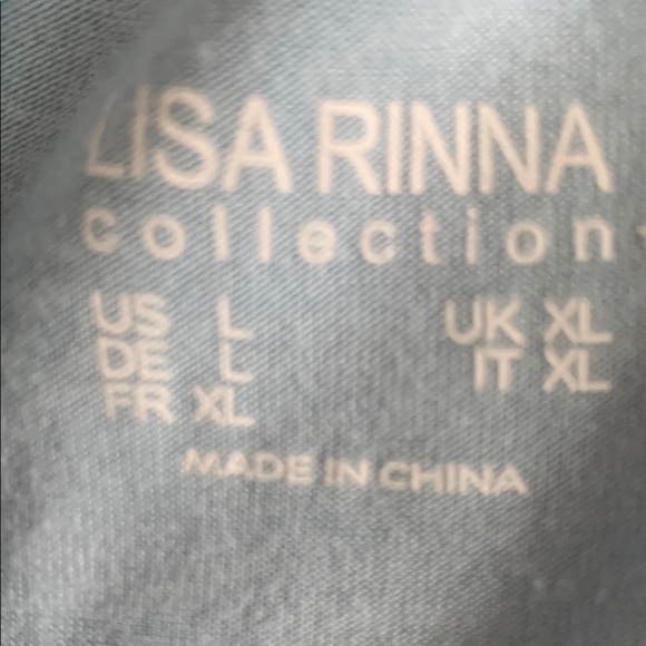 Lisa Rinna Collection Asymmetrical V-Neck Top - Picture 6 of 7